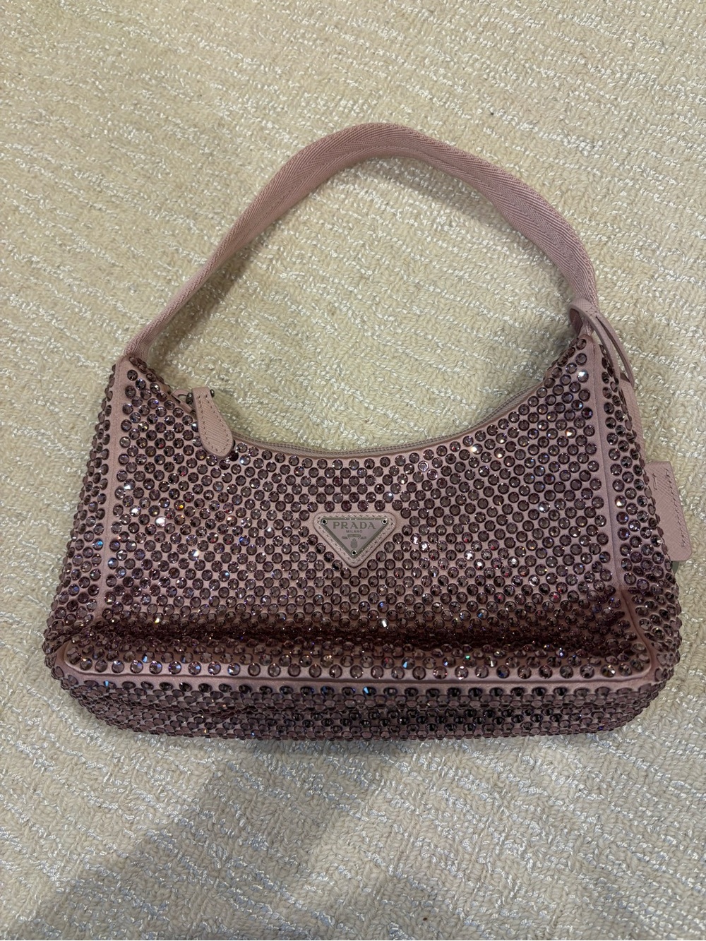 Prada re-edition sparkle bag